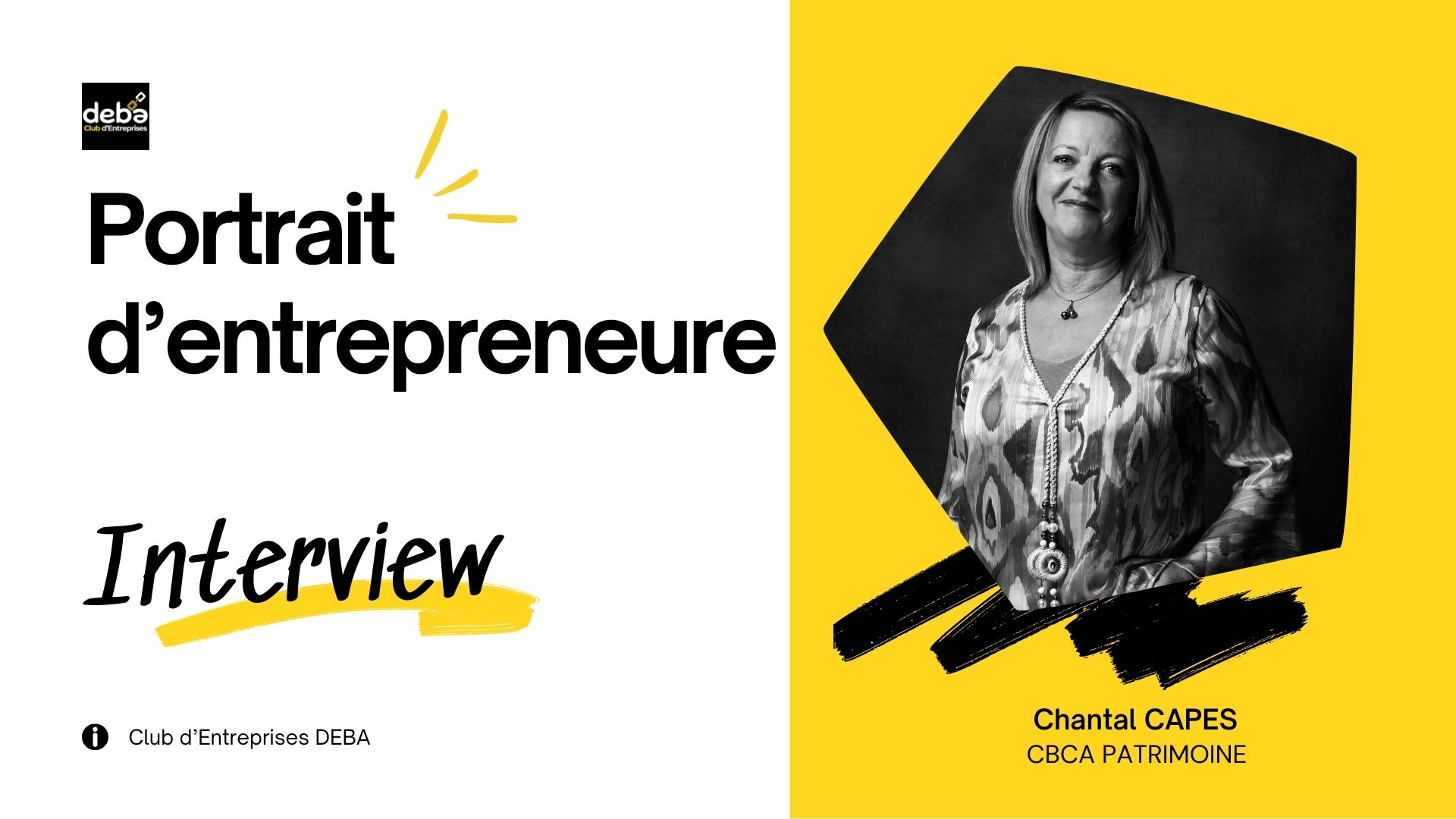 Portraits d'entrepreneur Chantal CAPES