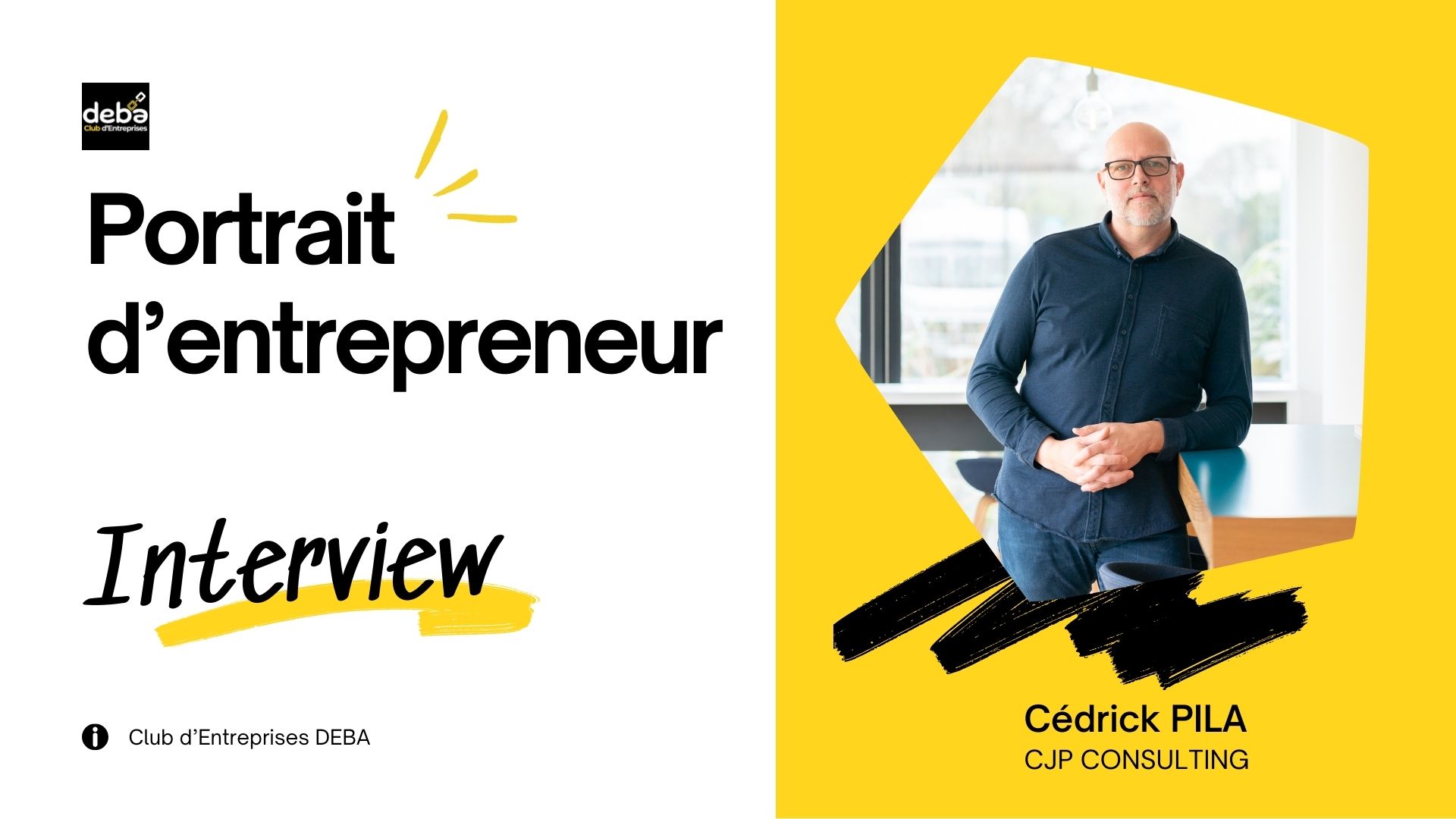Portraits d'entrepreneur Cédrick PILA